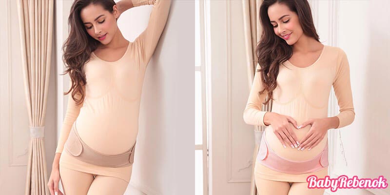 Как правильно носить и одевать бандаж для беременных