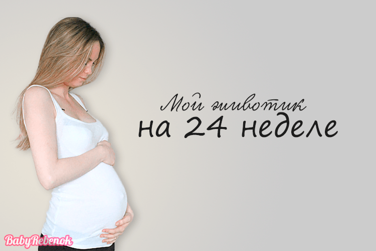 24 неделя беременности: шевеления, УЗИ, фото живота, выделения